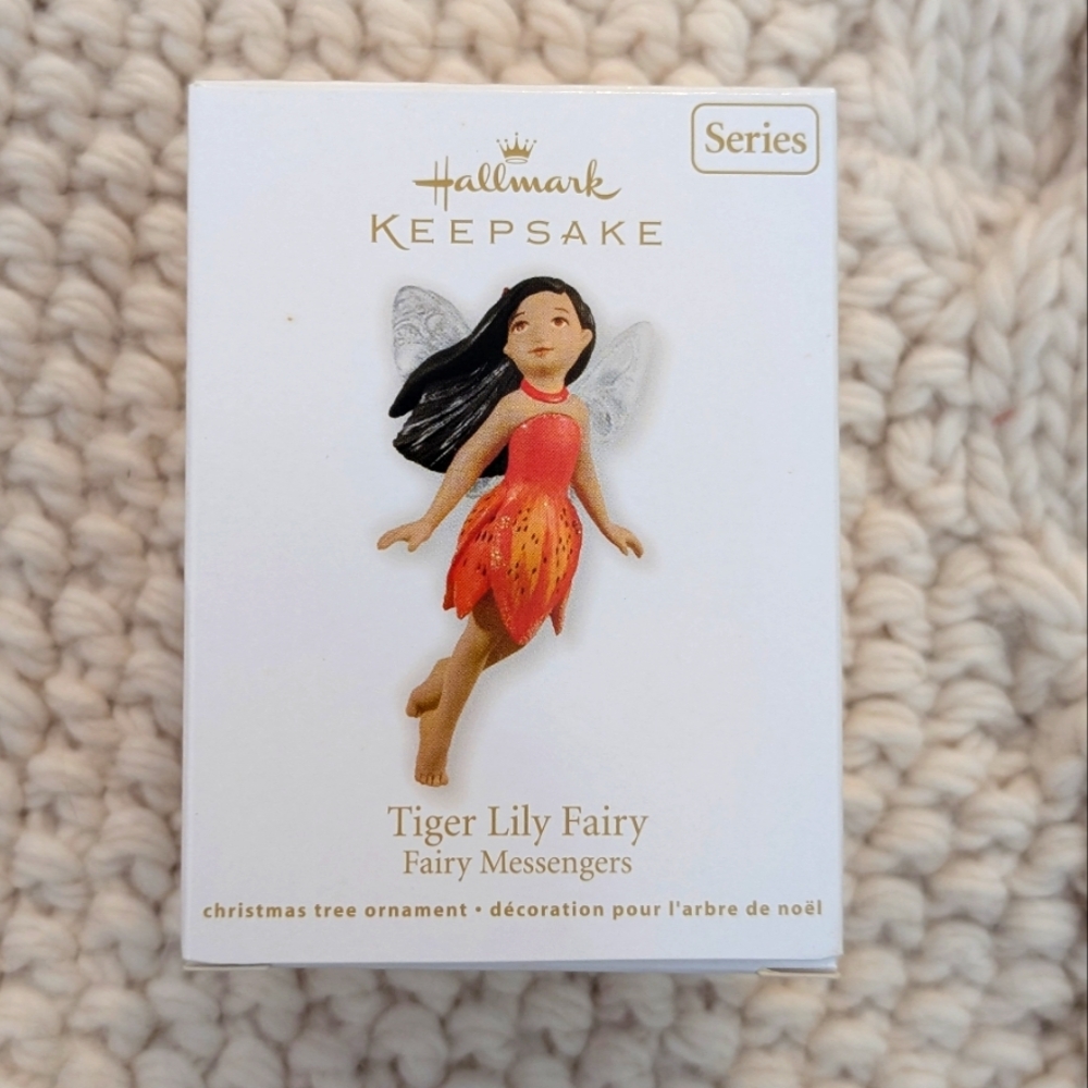 Hallmark Keepsake Tiger Lily Fairy Ornament